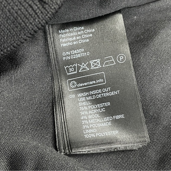 H&M multicolor metallic bomber jacket NWT XL - Picture 9 of 9